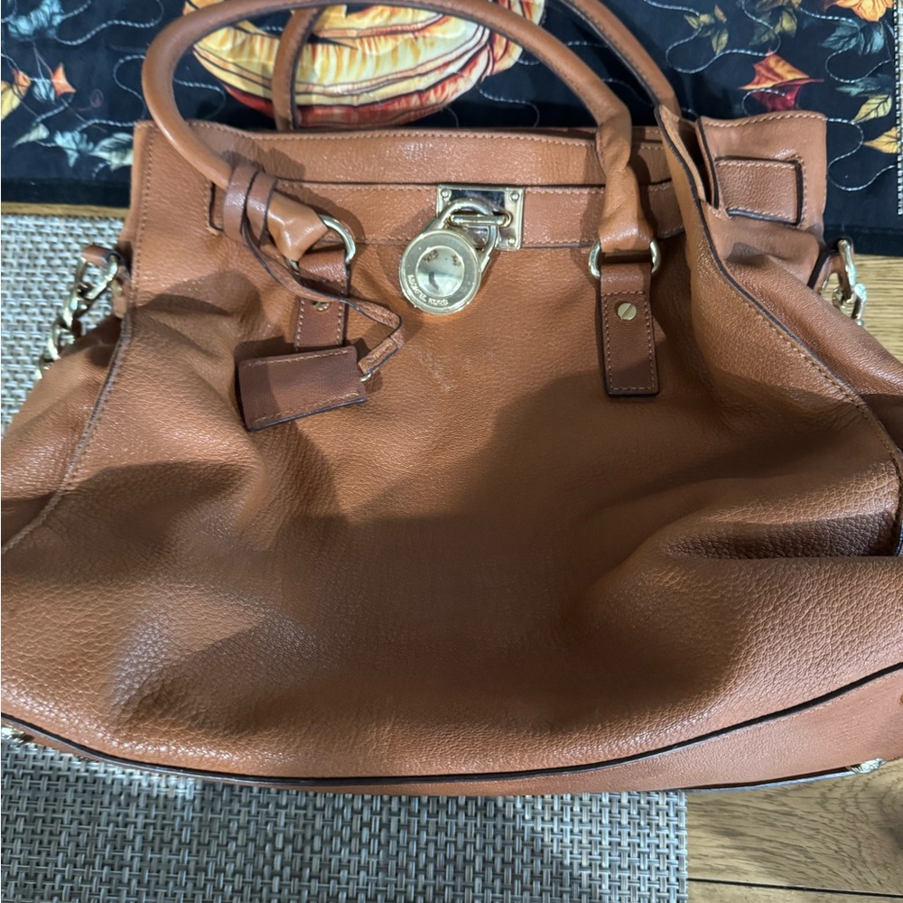 Michael Kors Tan Leather Satchel